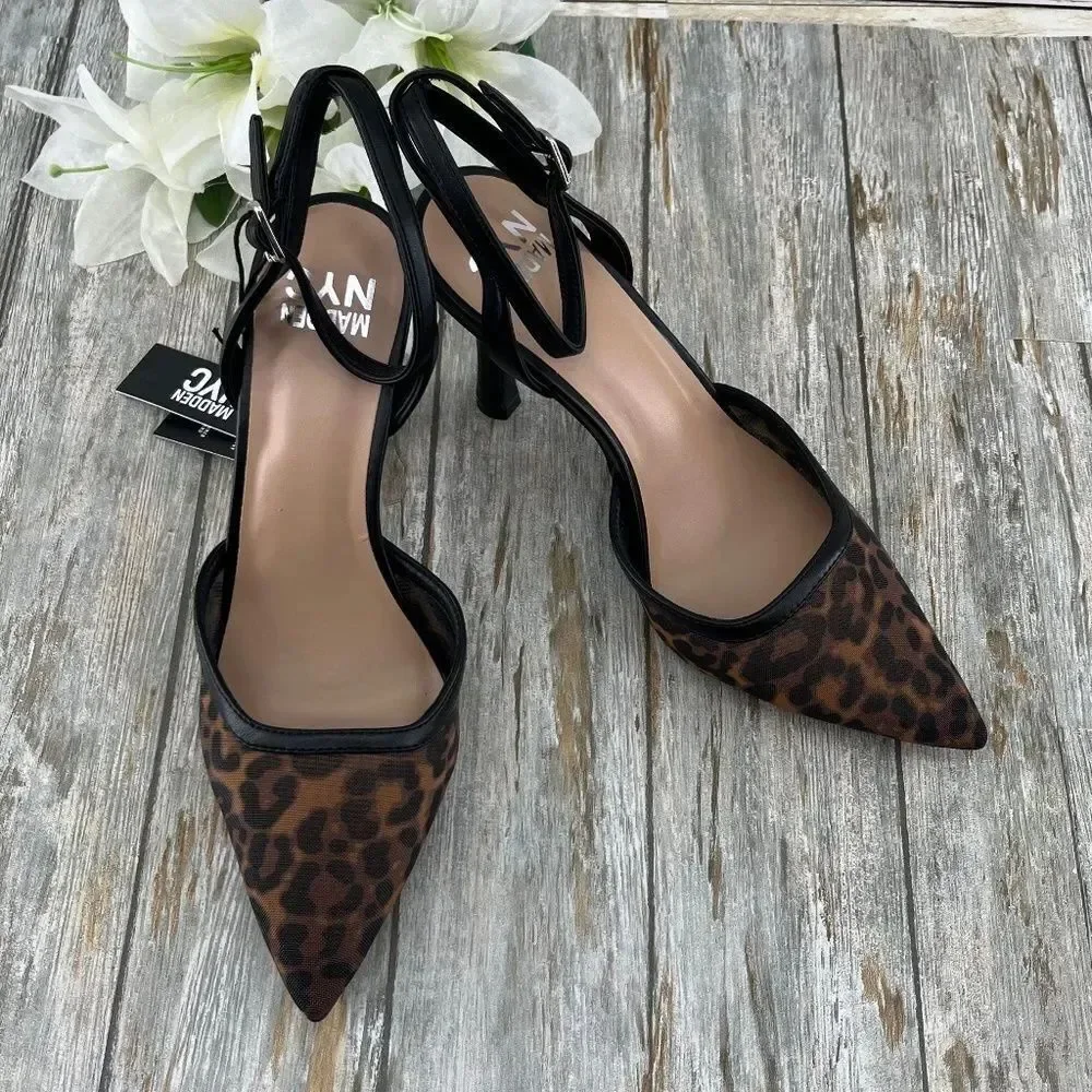 Madden Mesh Pointed Toe Stiletto Heels Shoes Size 11